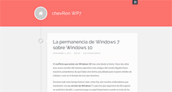 Desktop Screenshot of chevronwp7.com